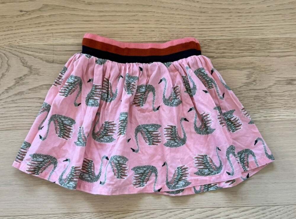 Anthem of the ants Skirt pink swans 3t girls pleated
